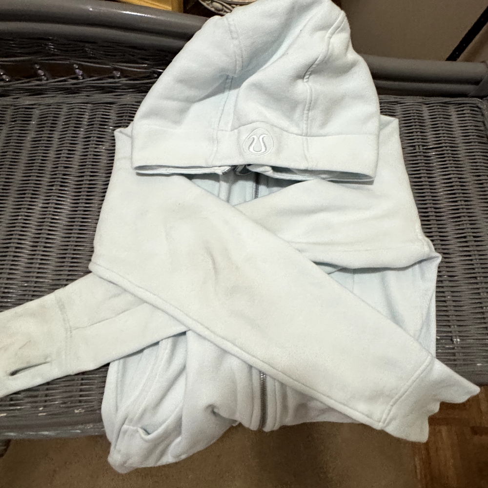 lululemon athletica Light Blue Hoodie